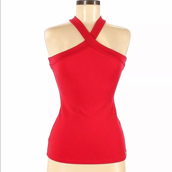 ISO Guess Red Halter Top Extra Small - Picture 1 of 2